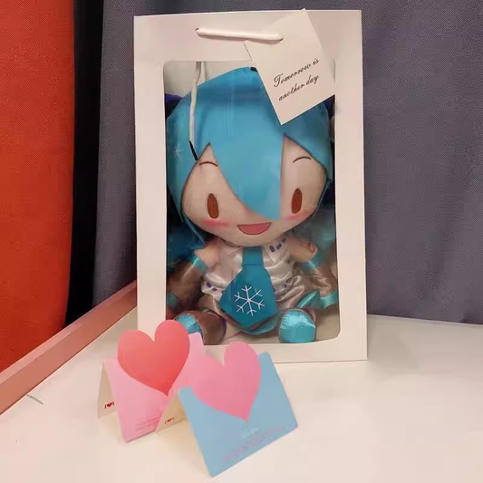 32CM Anime Hatsune Miku Plush Toy Kawaii Miku Stuffed Doll Toy Kid Birthday Gift