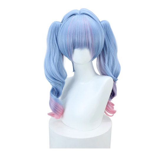 Hatsune Miku Cosplay Wig – 110cm Double Ponytail with Universal Tiger Clip (Normal Version)
