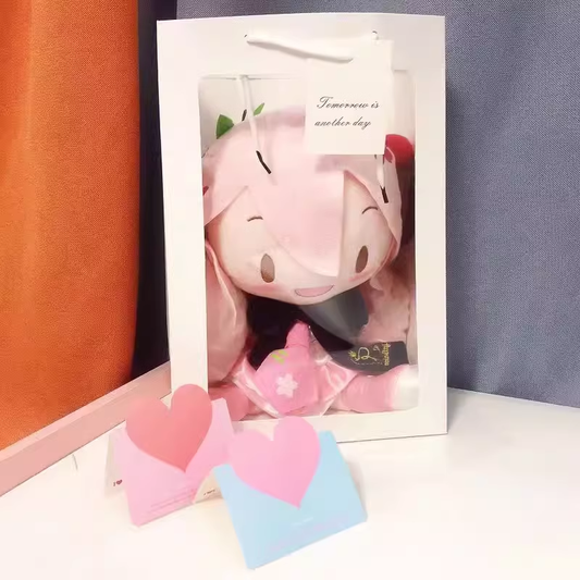 32CM Anime Hatsune Miku Plush Toy Kawaii Miku Stuffed Doll Toy Kid Birthday Gift