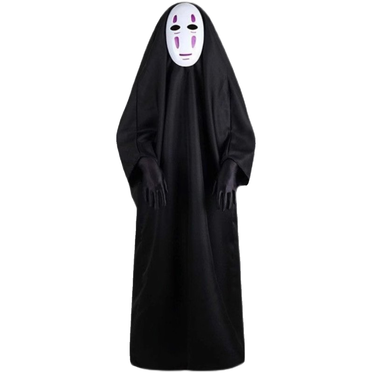 Spirited Away No Face Cosplay Costume Kids & Adults Anime Halloween Outfit