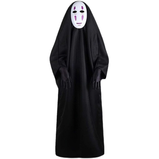 Spirited Away No Face Cosplay Costume Kids & Adults Anime Halloween Outfit