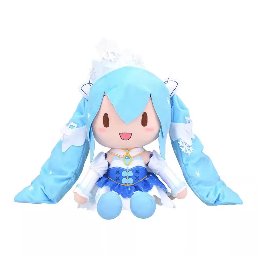 32CM Anime Hatsune Miku Plush Toy Kawaii Miku Stuffed Doll Toy Kid Birthday Gift