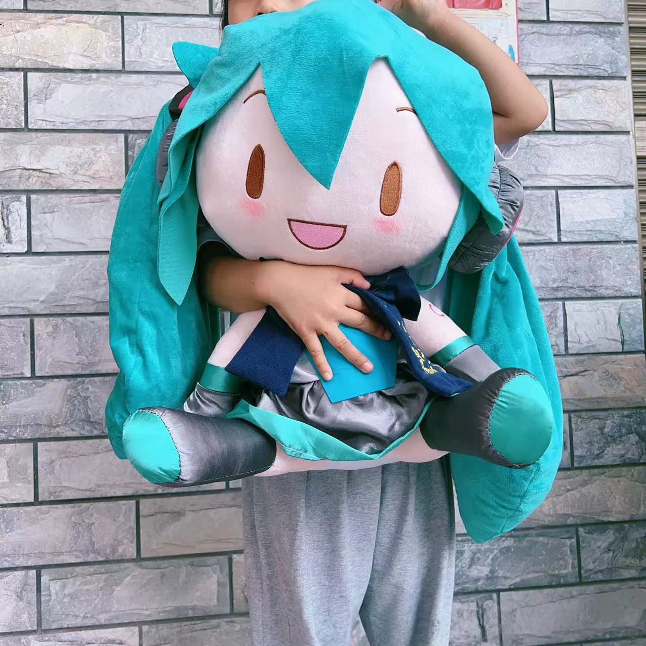 32CM Anime Hatsune Miku Plush Toy Kawaii Miku Stuffed Doll Toy Kid Birthday Gift