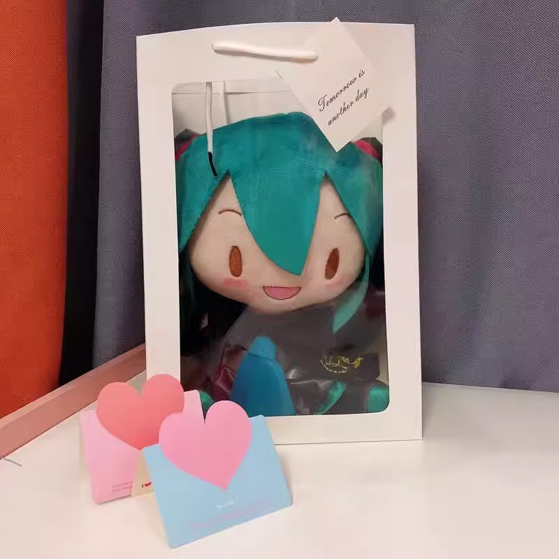 32CM Anime Hatsune Miku Plush Toy Kawaii Miku Stuffed Doll Toy Kid Birthday Gift