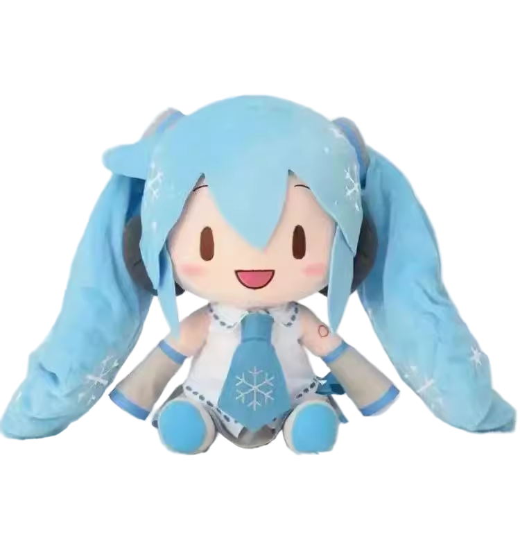 32CM Anime Hatsune Miku Plush Toy Kawaii Miku Stuffed Doll Toy Kid Birthday Gift