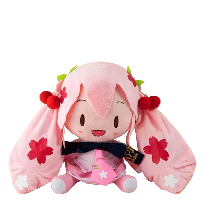 32CM Anime Hatsune Miku Plush Toy Kawaii Miku Stuffed Doll Toy Kid Birthday Gift