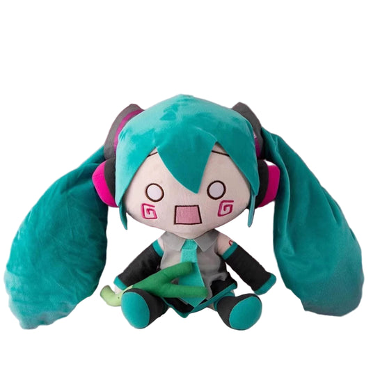 32CM Anime Hatsune Miku Plush Toy Kawaii Miku Stuffed Doll Toy Kid Birthday Gift