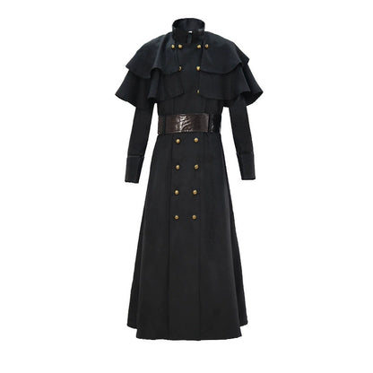 Plague Doctor Costume Steampunk Long Beak Mask Halloween Cosplay Crow Outfit Medieval Gothic