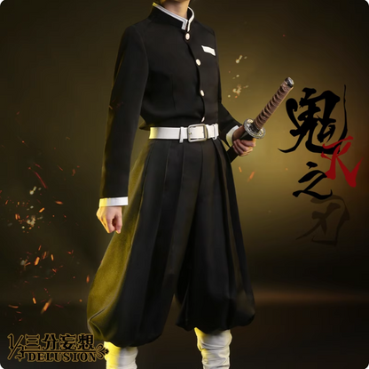 1/3 Delusion - Demon Slayer Cosplay - Tanjiro Kamado/Zenitsu Agatsuma/Demon Slayer Corps Uniform Cosplay Costume