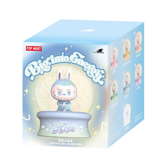 100% Authentic POP MART Labubu The Monsters Big Into Energy Series Crystal Ball Blind Box